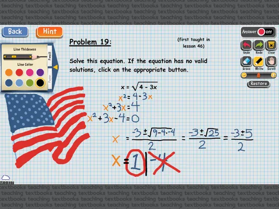 TT Algebra 2 iPad  Screenshots