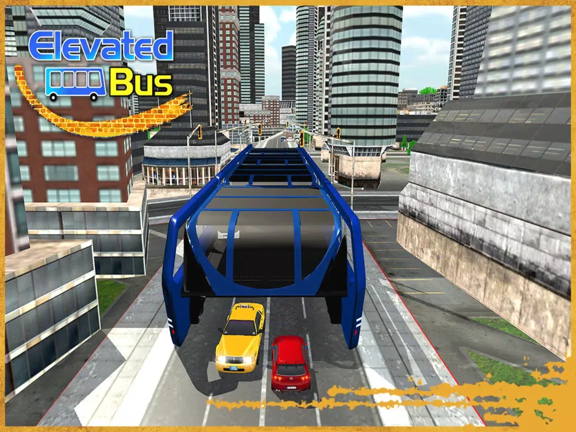 China City Transit Elevated Bus Simulator 3D: 2017 iPad  Screenshots