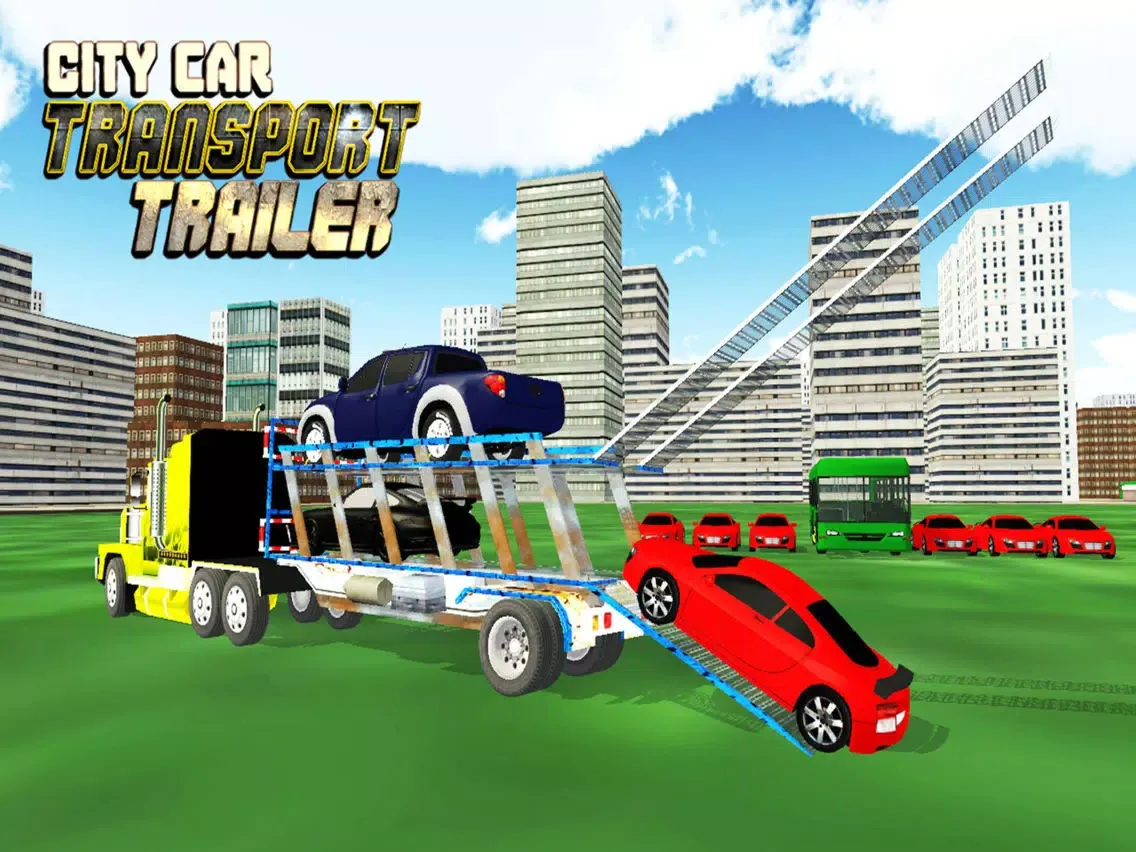 Tangkapan layar Car Transporter Delivery Truck 3D: Transport Tank iPad 