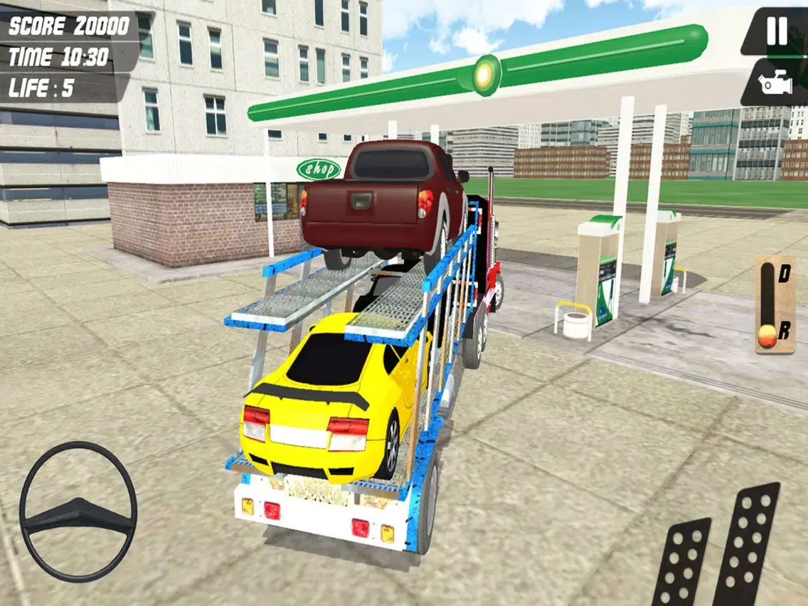 Tangkapan layar Car Transporter Delivery Truck 3D: Transport Tank iPad 