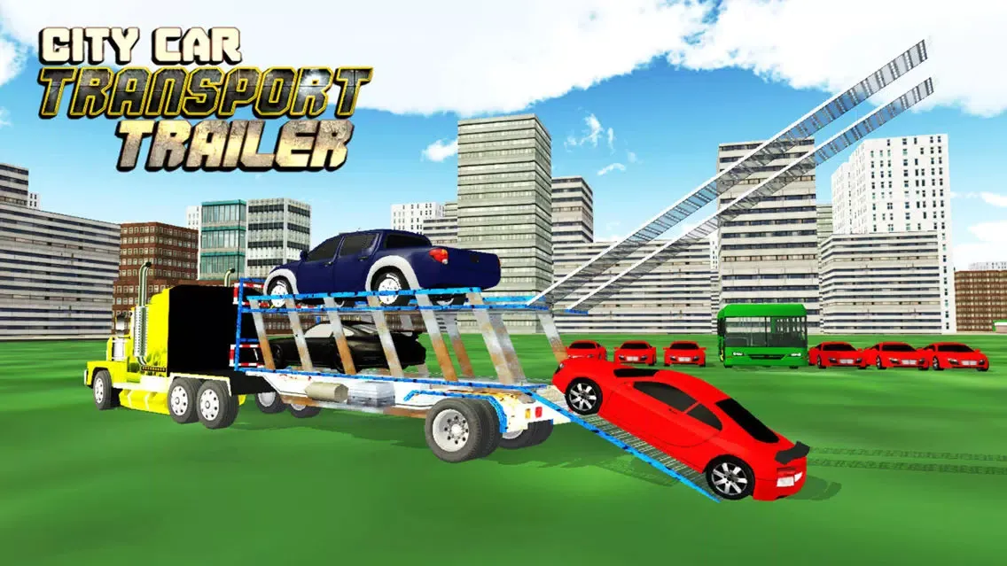 Tangkapan layar Car Transporter Delivery Truck 3D: Transport Tank