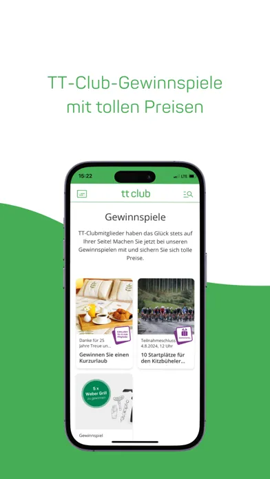 TT Club سکرین شاٹس