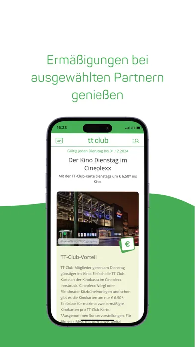 TT Club سکرین شاٹس