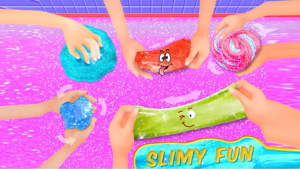 Screenshot di DIY Slime Maker Glitter Game