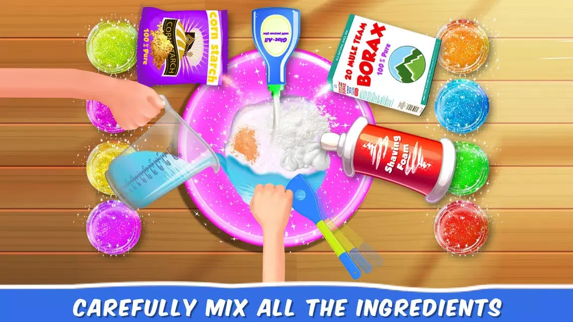 Screenshot di DIY Slime Maker Glitter Game