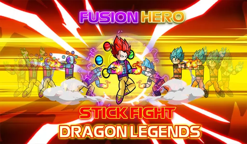 Ảnh chụp màn hình của Stickman Warriors Dragon Fight