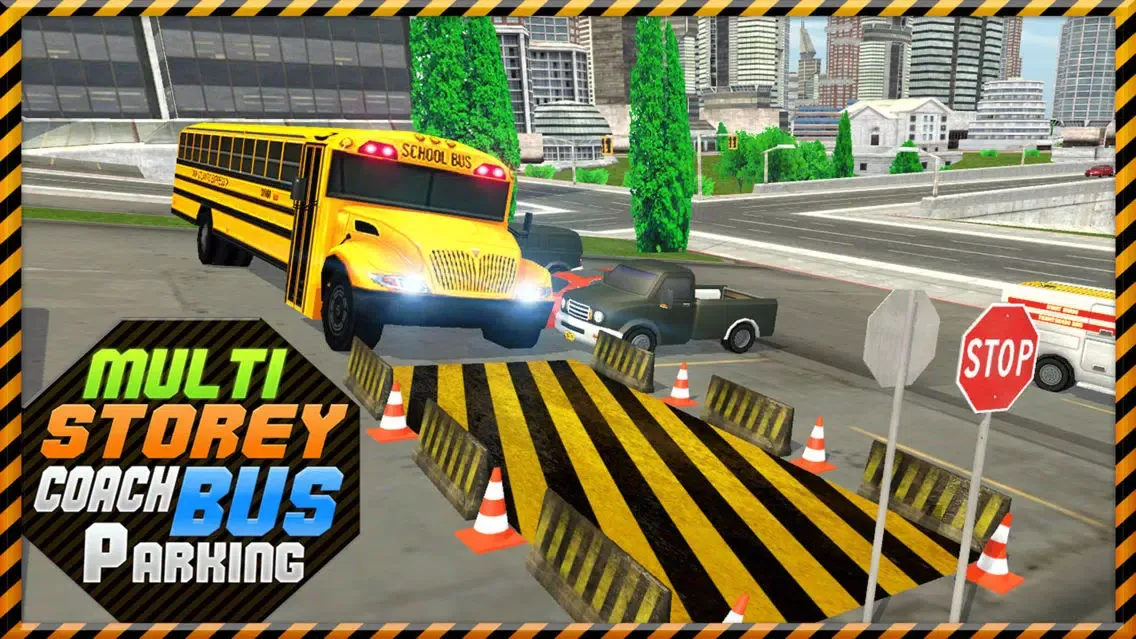 Multi-Storey Coach Bus Parking 3D: City Auto-bus Driving Simulator应用截图