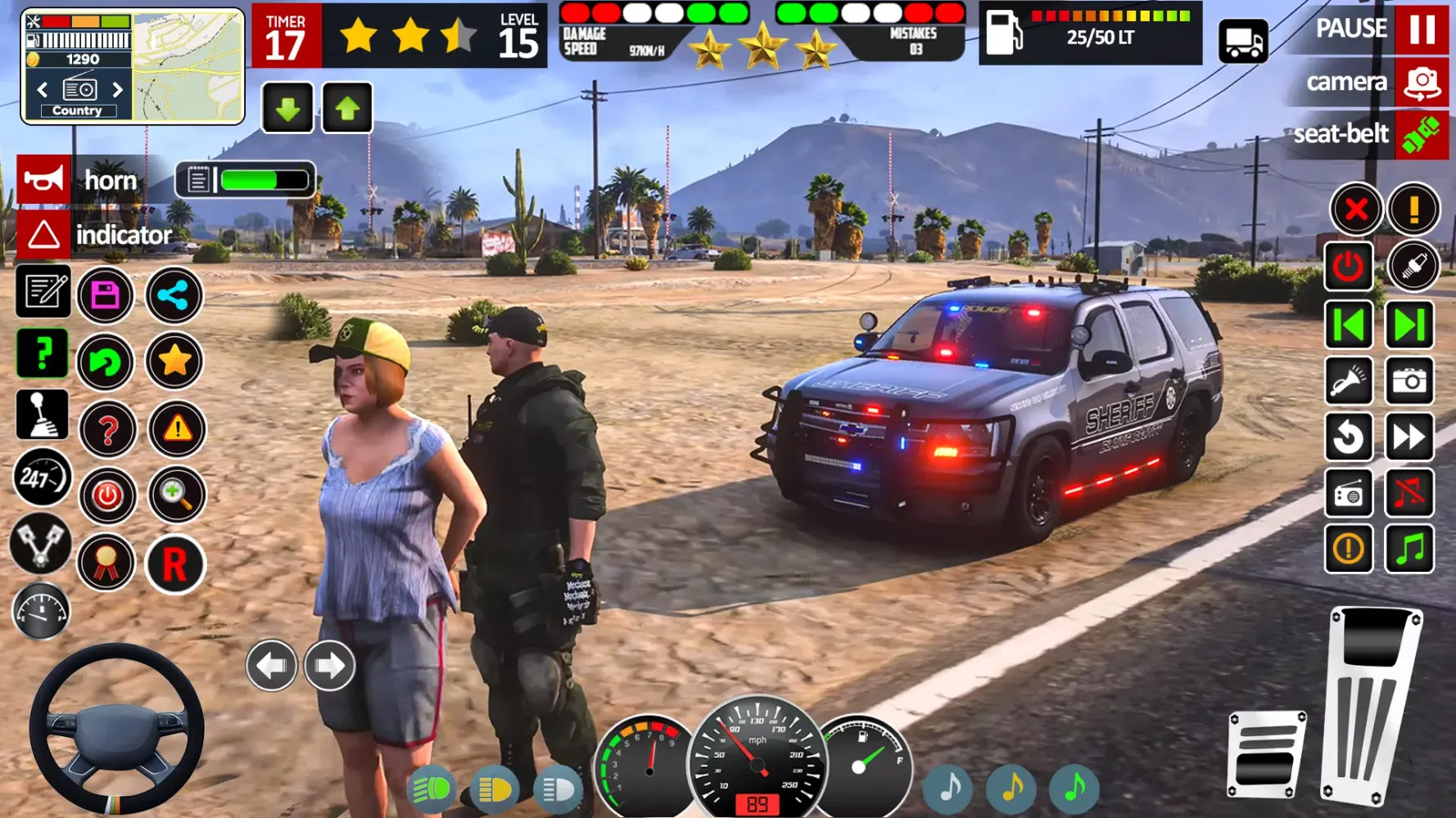 Offline Police Car: Cop Games应用截图