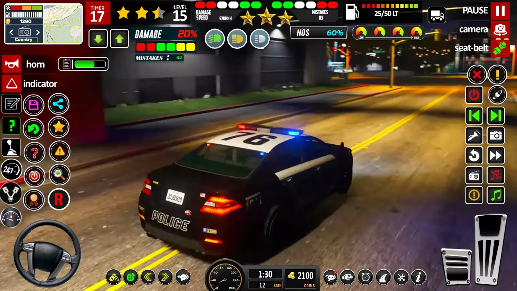 Offline Police Car: Cop Games应用截图