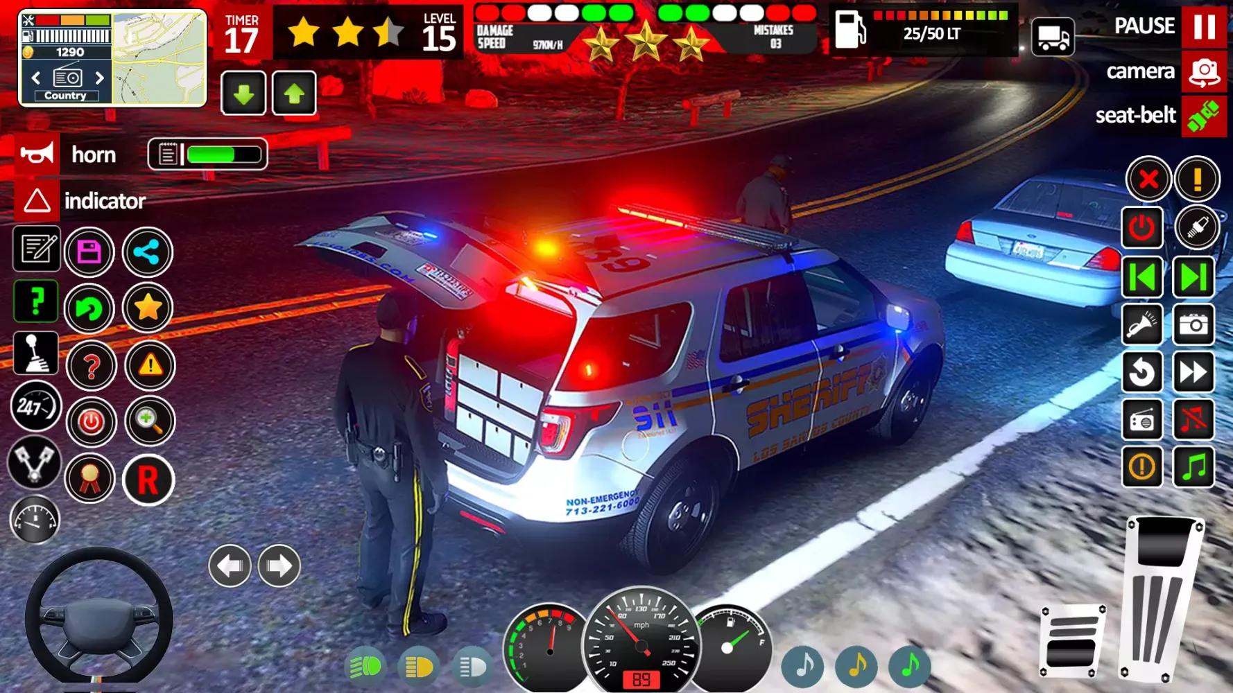 Offline Police Car: Cop Games应用截图
