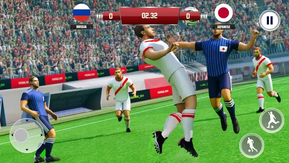Tangkapan layar World Soccer League Stars