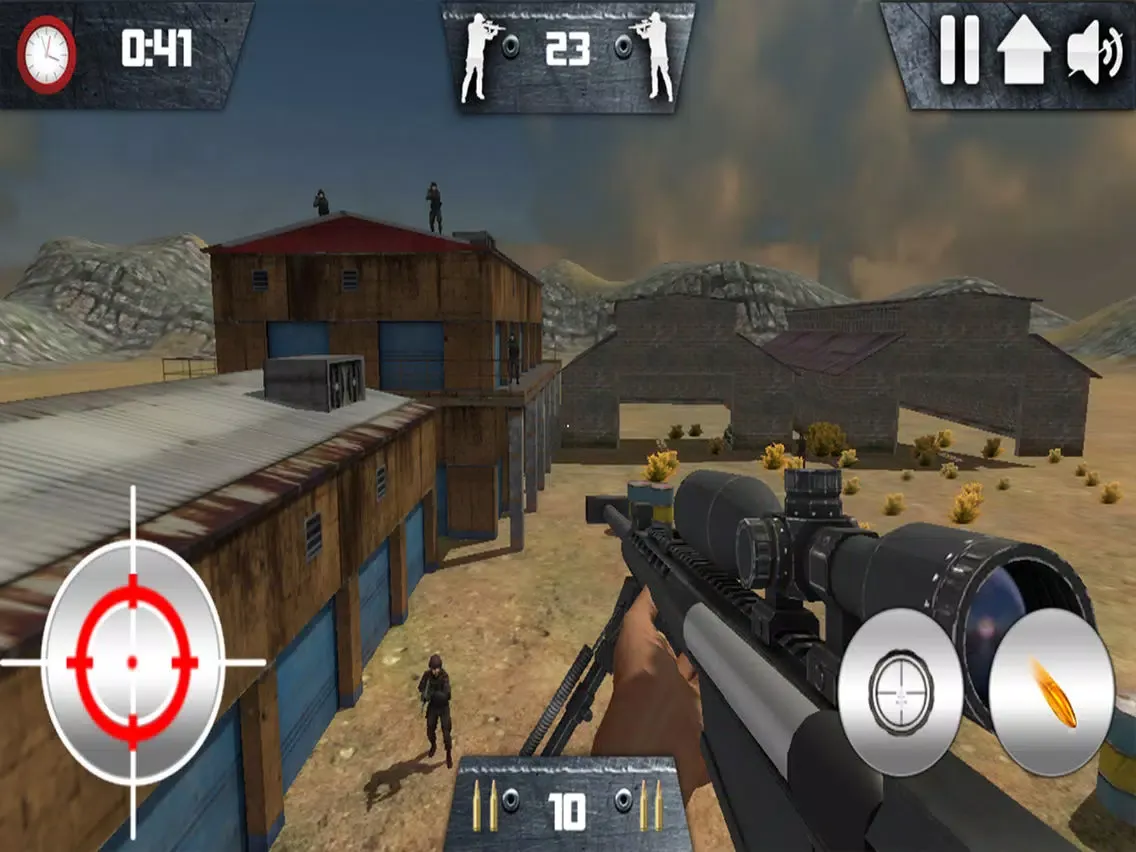 Zrzuty ekranu Elite Sniper Frontline Shooter Assassin - Modern Army War Strike 3D iPad 