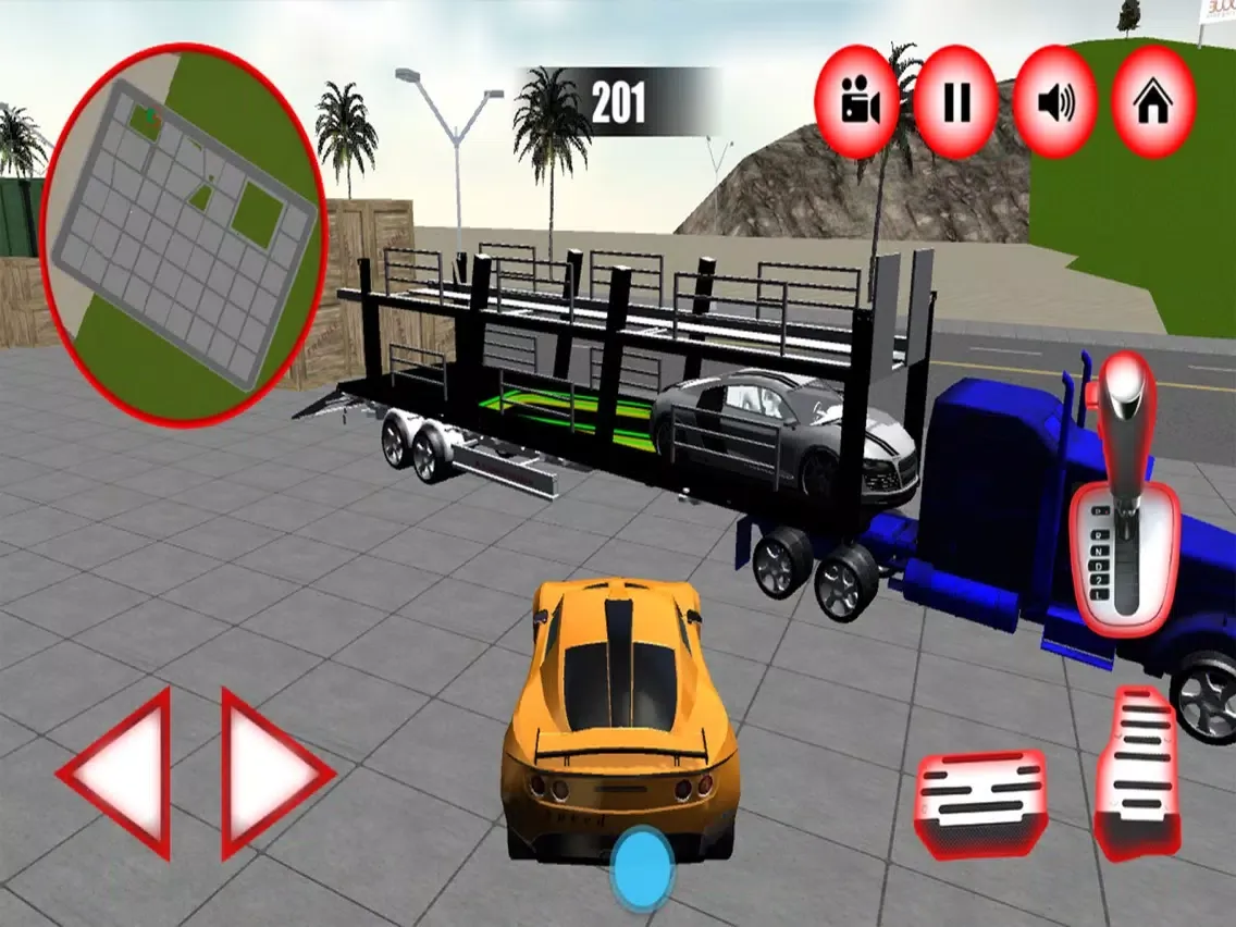 City Cargo Transporter Truck 3D iPad  Screenshots