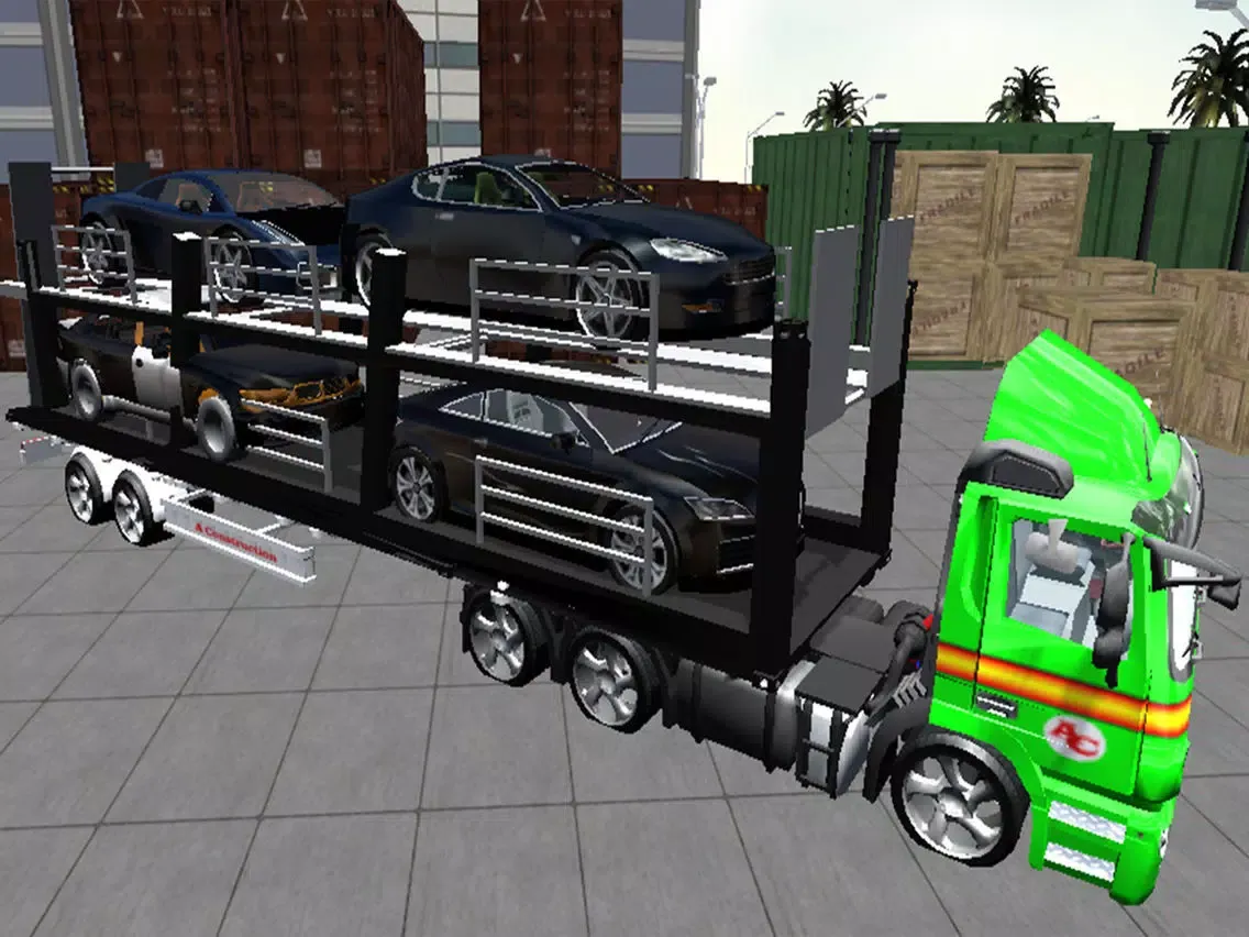 City Cargo Transporter Truck 3D iPad  Screenshots