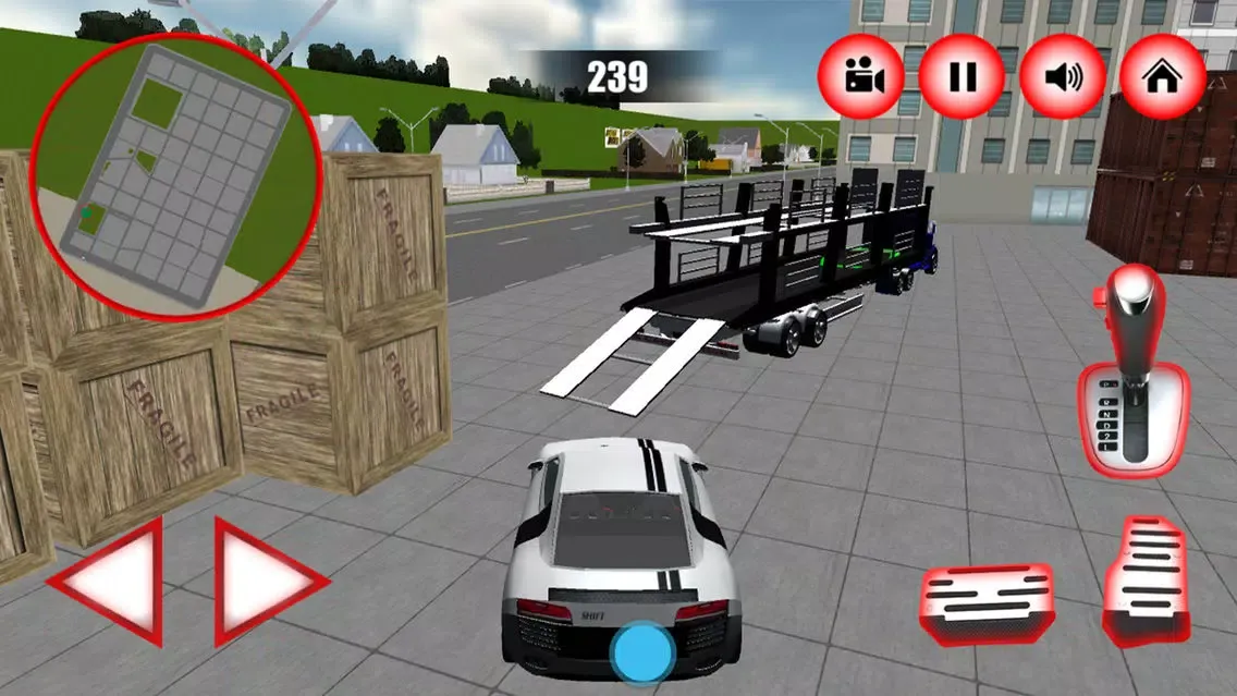 City Cargo Transporter Truck 3D Screenshots