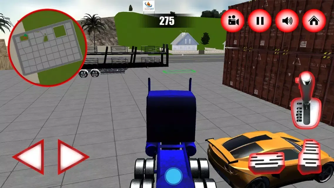 City Cargo Transporter Truck 3D Screenshots
