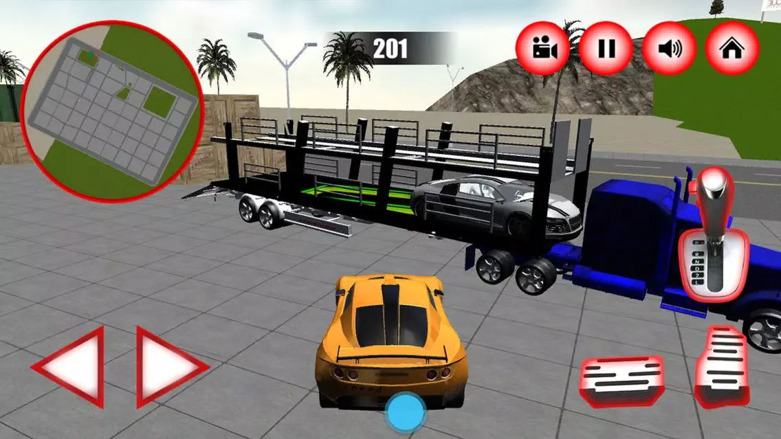 City Cargo Transporter Truck 3D Screenshots