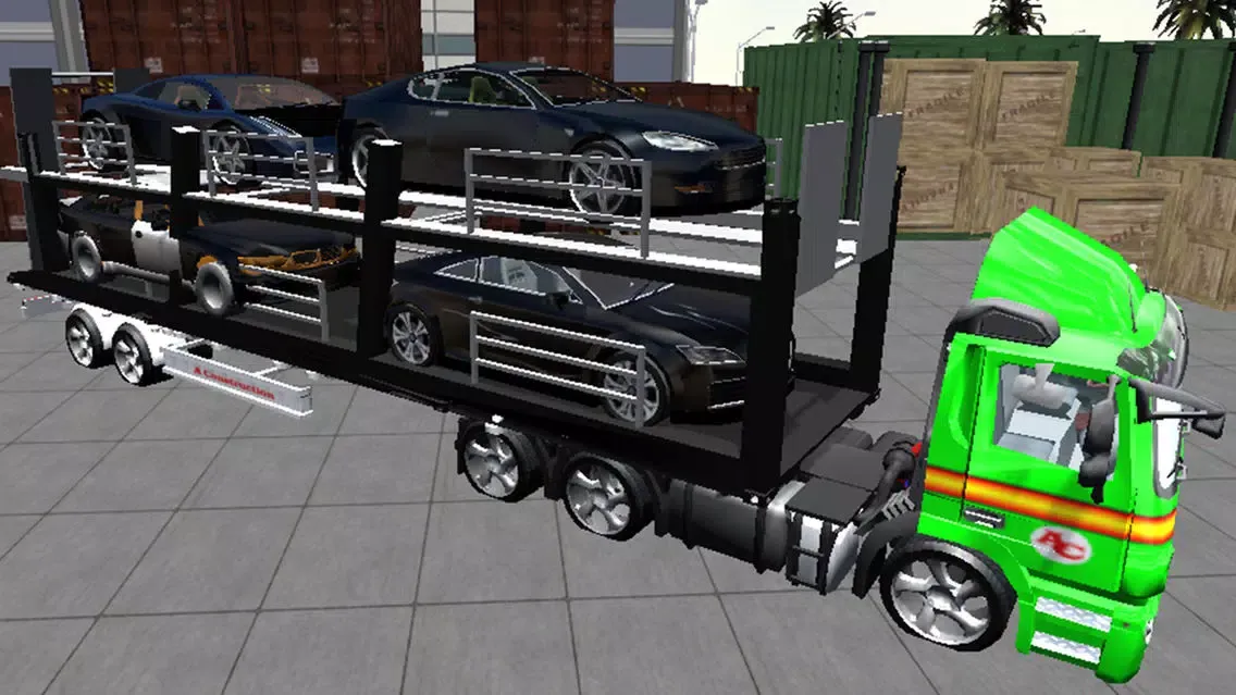 City Cargo Transporter Truck 3D Screenshots