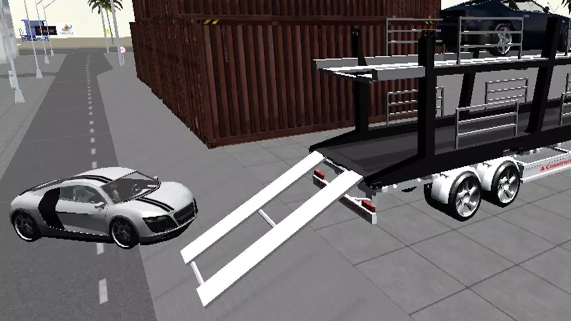 City Cargo Transporter Truck 3D Screenshots
