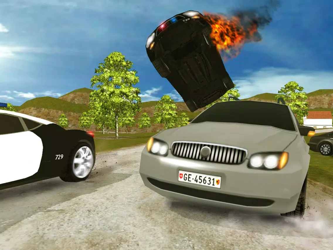 Скриншоты Real City Police Car Driving Crime Chase 3D iPad 