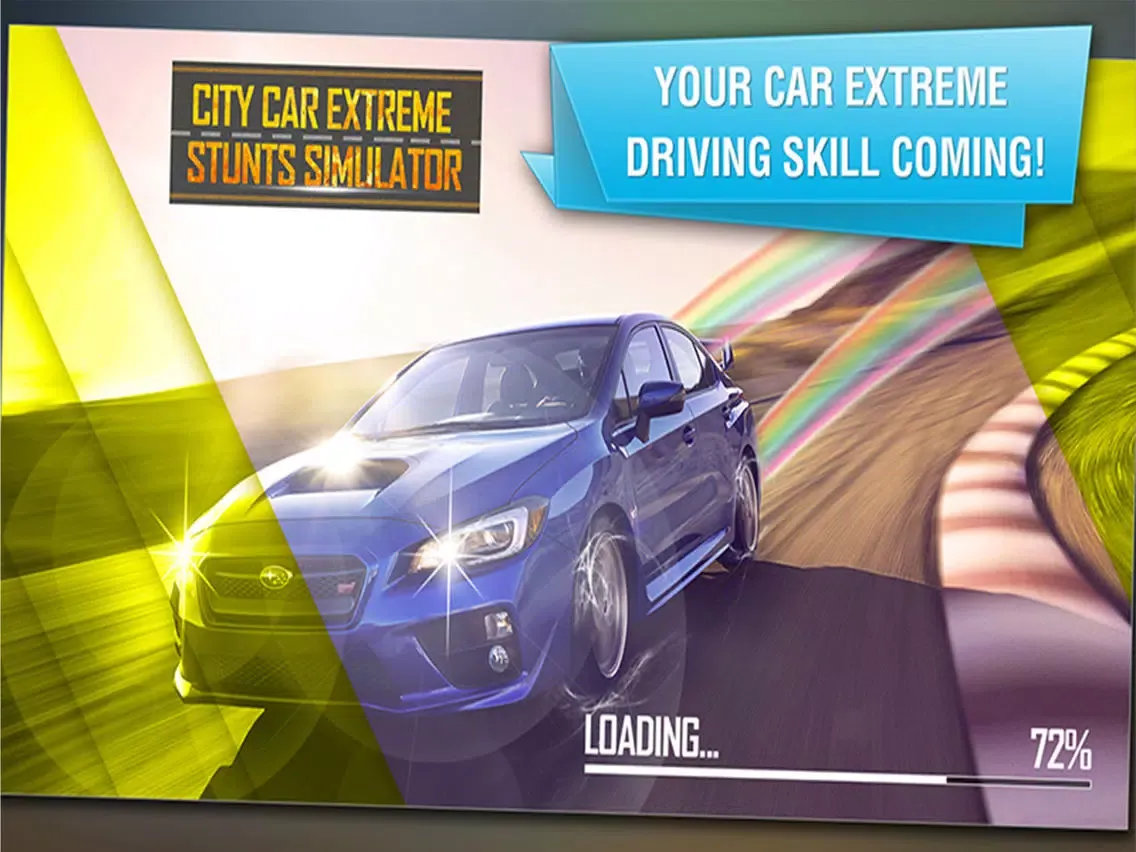 Captures d'écran de Extreme Real City Ride Car Stunts 3D Simulator iPad 