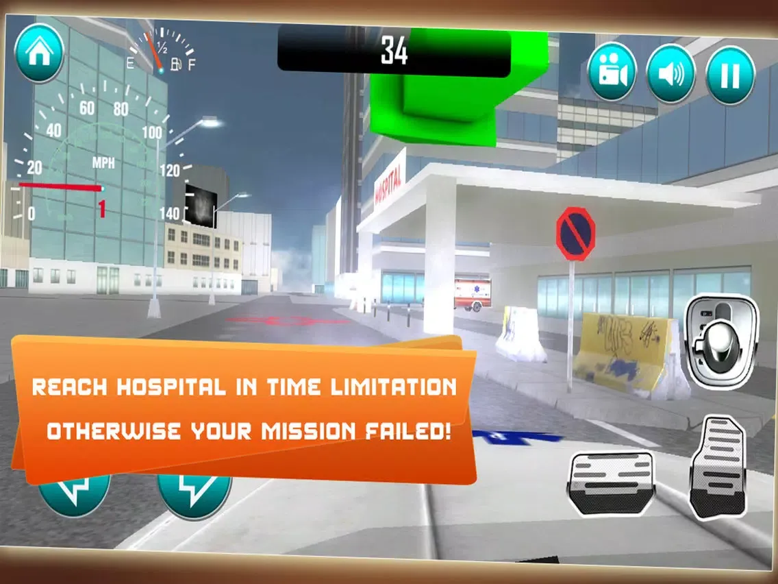 Zrzuty ekranu Ambulance Fire & Rescue 911 3D Simulator iPad 