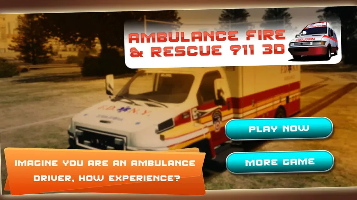 Zrzuty ekranu Ambulance Fire & Rescue 911 3D Simulator