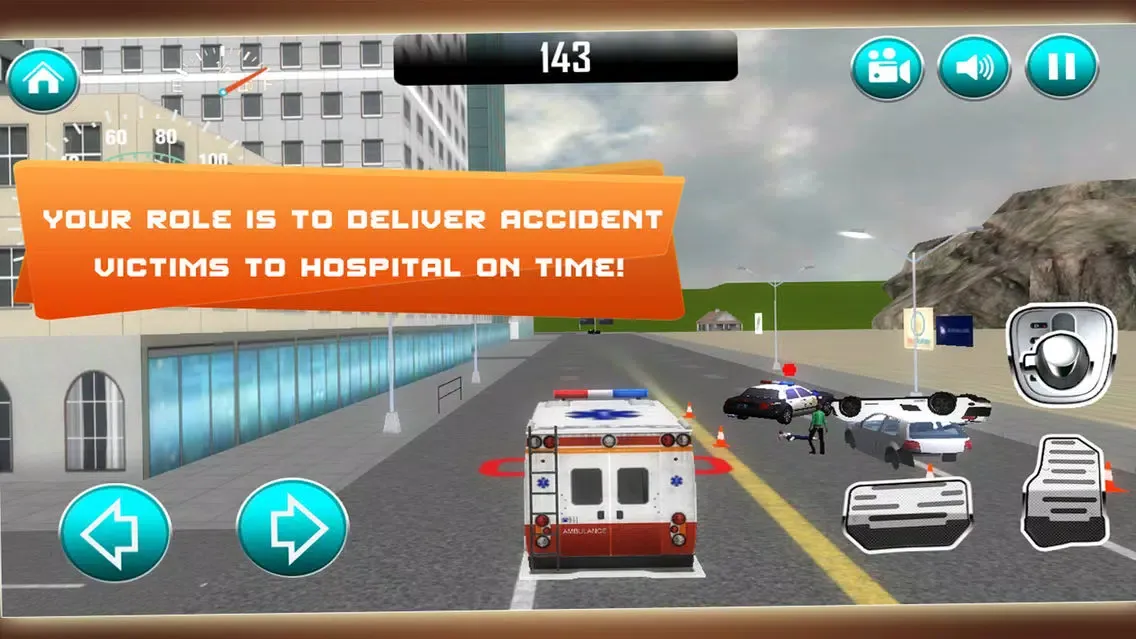 Zrzuty ekranu Ambulance Fire & Rescue 911 3D Simulator