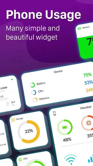 تصاویر Phone Usage + Widgets