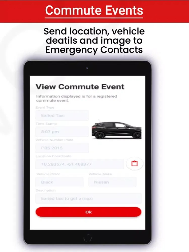 TTaxi App iPad  Screenshots
