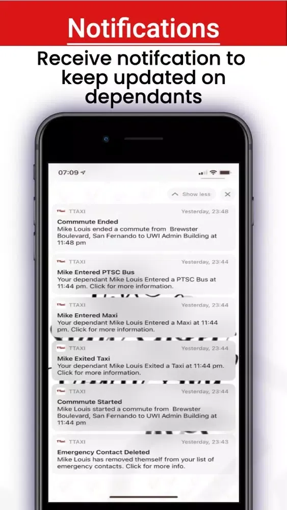 TTaxi App Screenshots