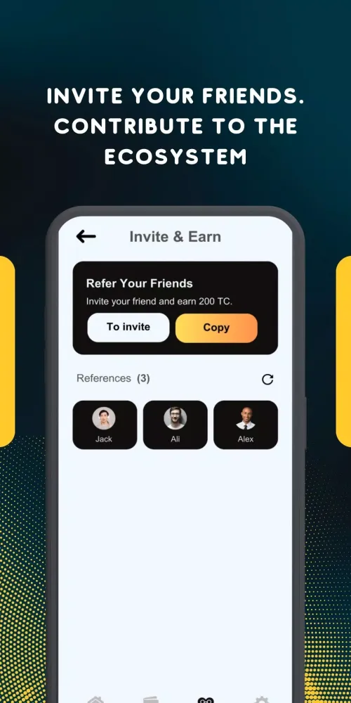 Screenshot di TTcoin Network