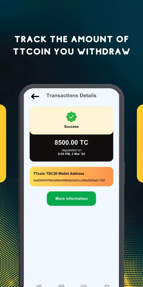Screenshot di TTcoin Network