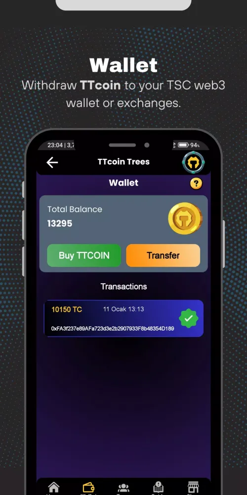 TTcoin Trees Screenshots