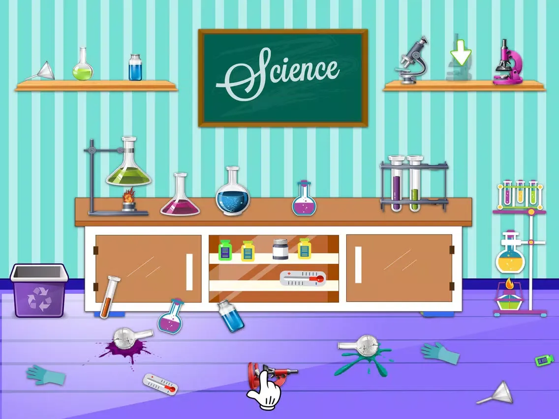 Capturas de tela do Classroom Cleaning High School iPad 