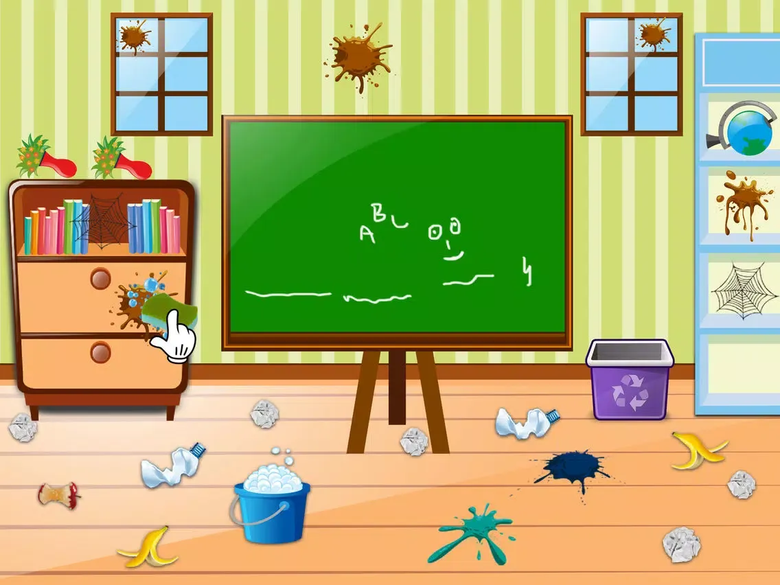 Capturas de tela do Classroom Cleaning High School iPad 