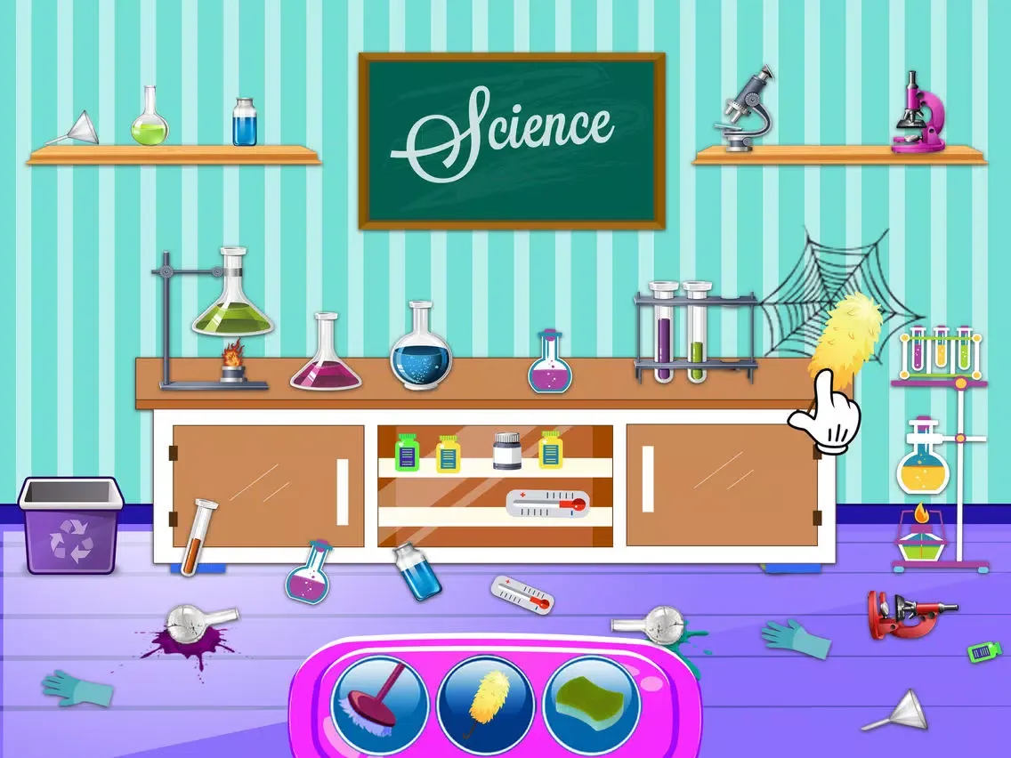 Capturas de tela do Classroom Cleaning High School iPad 