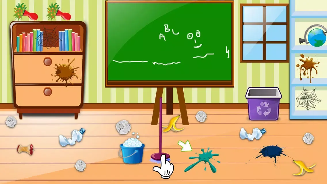 Capturas de tela do Classroom Cleaning High School