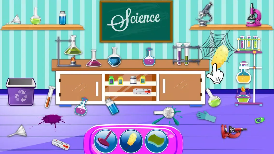 Capturas de tela do Classroom Cleaning High School