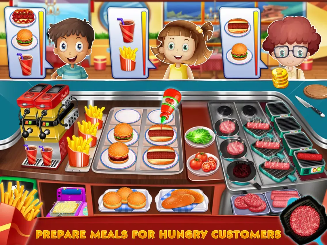 Cooking rush restaurant: shop iPad  Screenshots