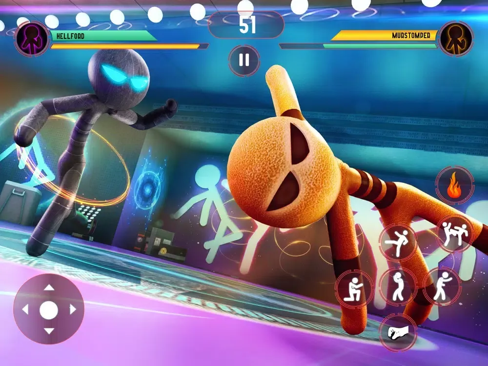 Stickman Fighting Contest 3D iPad  Ekran Görüntüleri