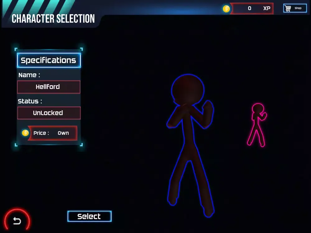 Stickman Fighting Contest 3D iPad  Ekran Görüntüleri