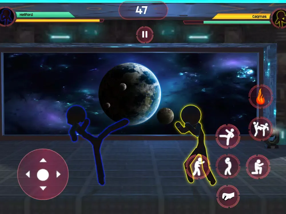 Stickman Fighting Contest 3D iPad  Ekran Görüntüleri