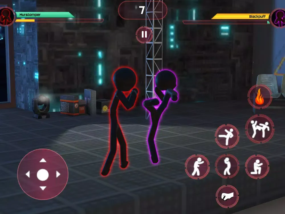 Stickman Fighting Contest 3D iPad  Ekran Görüntüleri