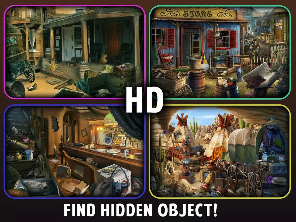 Capturas de tela do Found Hidden Clue Pro iPad 