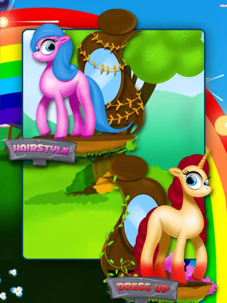 Little Pony Girls Horse Care iPad  Screenshots