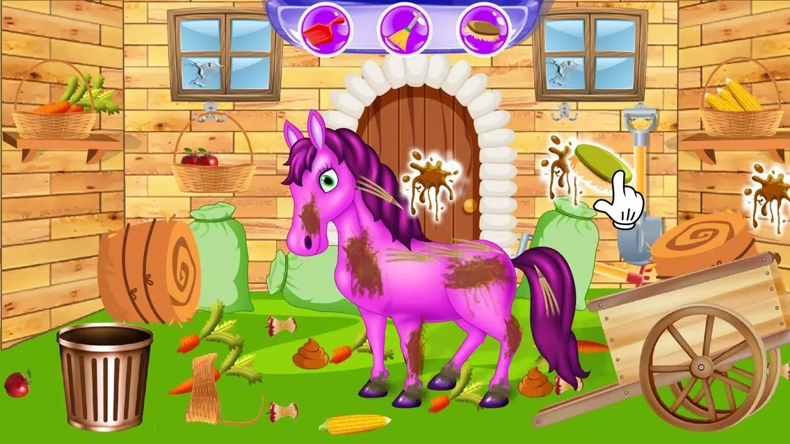 Screenshot di Princess Horse Cleanup & Care