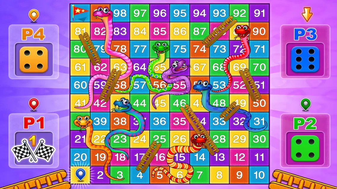 Capturas de pantalla de Snake and ladder: Board battle
