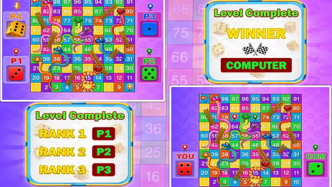Capturas de pantalla de Snake and ladder: Board battle