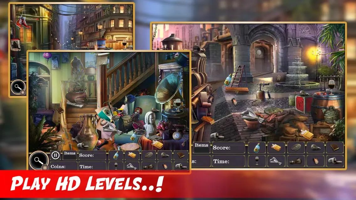 Hidden object: The curse of the house Screenshots